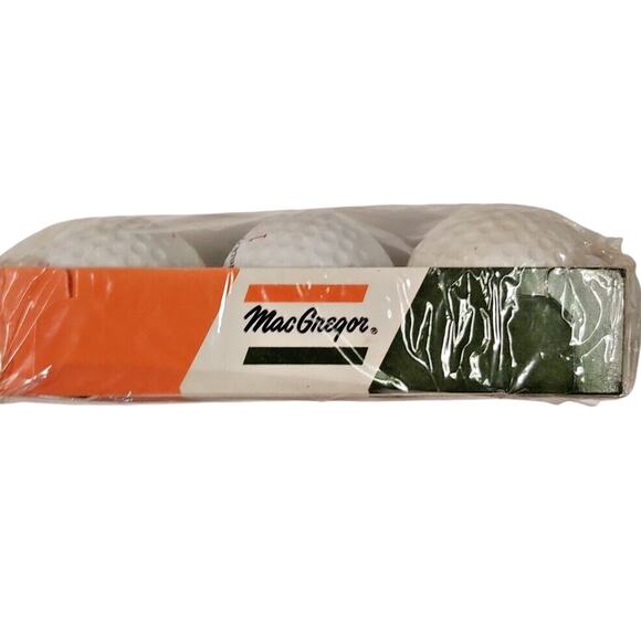 Vintage MacGregor #1 Golf Balls 3 Pack – Sealed Unopened Collectible Set - Picture 4 of 5